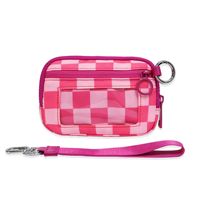 Mini sac à main personnalisé en polyester pour femme avec fermeture éclair, porte-clés, 6 pouces, portable pour voyage et sport