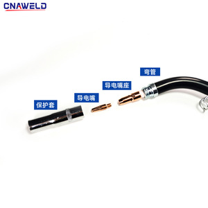 อุปกรณ์เสริมหัวเชื่อม ESAB 505A MIG/MAG: หัวฉีดป้องกัน, แกนเชื่อมต่อ, ฐานหัวฉีด, แกนนำไฟฟ้า - Product Image 2