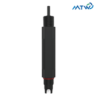 Electrodo de pH Industrial MTW-APH2510 Serie OEM, Rango de pH 0-14, Rango de Temperatura 0-80°C, Tiempo de Respuesta de 30 Segundos para Aguas Residuales