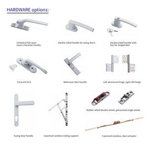 עיצוב גרמני באיכות גבוהה <span class=keywords><strong>upvc</strong></span> פרופיל מעטפת חלון <span class=keywords><strong>upvc</strong></span> דלתות זכוכית כפולה וחלונות - Product Image 6