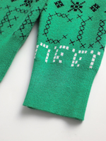 Le fabricant offre un cardigan de Noël à col en V pour hommes en tricot torsadé d'automne et d'hiver personnalisé