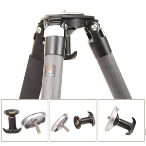 <span class=keywords><strong>Grand</strong></span> trépied en fibre de carbone robuste, nouveaux trépieds de caméra vidéo professionnels de conception - Product Image 4