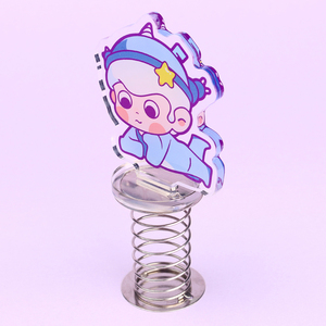 Tùy chỉnh đơn và đôi bên nhân vật Anime <span class=keywords><strong>Acrylic</strong></span> đứng vàng cạnh Standee với vật liệu nhựa cho mùa xuân hiển thị - Product Image 2