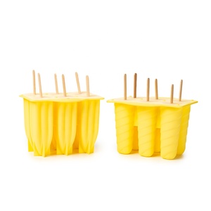 Tùy Chỉnh 6 Khoang Silicone <span class=keywords><strong>Ice</strong></span> <span class=keywords><strong>Cream</strong></span> Popsicle Khuôn Xoắn Ốc Tự Làm Sữa Chua Thanh Trái Cây <span class=keywords><strong>Ice</strong></span> Khay Với <span class=keywords><strong>Ice</strong></span> <span class=keywords><strong>Cream</strong></span> Sticks - Product Image 2