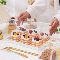Boîtes à cupcakes en plastique transparent avec 4 à 6 compartiments, boîtes à gâteaux, boîtes à pâtisserie, boîtes à donuts, boîtes à biscuits, boîtes cadeaux en PET avec couvercle transparent pour les faveurs de fête