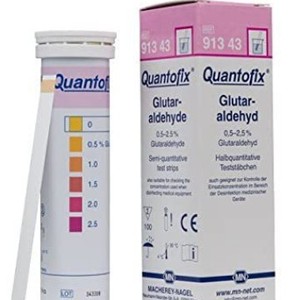 แถบทดสอบกลูตาราลเดไฮด์ Quantofix 0.5-2.5% แบบกึ่งปริมาณ สำหรับการควบคุมอุปกรณ์ทางการแพทย์ - Product Image 4