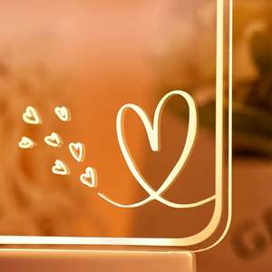 批发霓虹灯<span class=keywords><strong>LED</strong></span>儿童写字板亚克力板遥控ABS简约卧室用USB中国制造 - Product Image 3