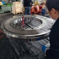 Amandus Kahl 780 Machine à granulés de bois biomasse, composants essentiels du moteur et de l'engrenage en acier inoxydable X46Cr13, granulateur de granulés de 6mm-8mm