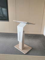 Pupitre réglable, Plateforme de présentation, Podium de classe, Table de présentation moderne et minimaliste, Support pour formations et réunions