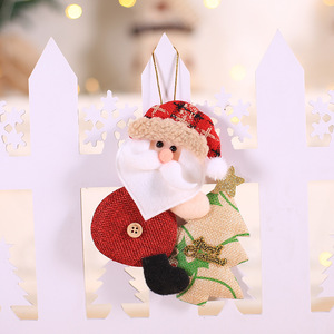 Natale casa Hotel peluche Santa Claus bambola che abbraccia il Design festivo finestra decorazione tessuto per vacanza Diwali Ramadan - Product Image 2