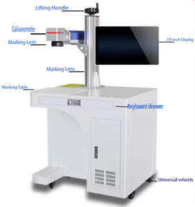 Máy tính để bàn sợi <span class=keywords><strong>Laser</strong></span> đánh dấu máy 20W 30W 50W cho kim loại khắc | raycus hoặc jpt nguồn tùy chọn - Product Image 1