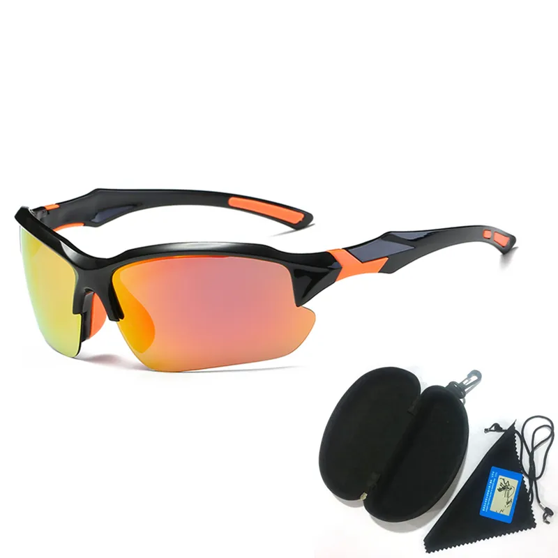 Şanslı XSY9301 sıcak satış moda dikdörtgen Shades güneş gözlüğü açık erkekler polarize spor güneş gözlüğü