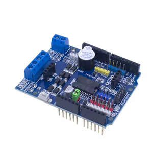 Module de commande de moteur CC L298P Shield R3, carte de commande 2A double pont H bidirectionnel pour relais R3 5V 12V - Product Image 1