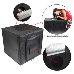 2 Hộp Đèn LED Gấp 60*60, Hộp Chụp Ảnh Chụp Ảnh Di Động Softbox Có Thể Điều Chỉnh Độ Sáng Cho Máy Ảnh DSLR - Product Image 5