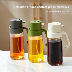 Bouteille pulvérisatrice de cuisine automatique 2-en-1 pour huile, sauce soja, vinaigrette, sans accroche, pour épices et condiments - Product Image 2