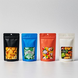 Factory Wholesale Aluminum Foil <b>Bag</b> Clear Smell Proof Food Grade Packaging <b>Bag</b> Seal Stand up Zipper Plastic Packing <b>Bag</b> for Food - Product Image 5