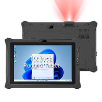 Tableta Robusta ONERugged I10A, PC Industrial con Windows 11 de 10 Pulgadas, Resistente al Agua IP65, 4G/BT/WiFi/GPS, Escáner de Código de Barras, RJ45, RS232