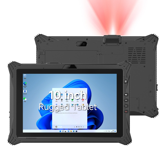 ONERugged Rugged Tablet I10A ,10 Inch Windows 11industrial PC, IP65 Waterproof ,4G/BT/WiFi/GPS, Barcode Scanner, RJ45, RS232