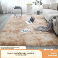 Tapis moelleux et shaggy pour salon, grands tapis modernes en peluche pour intérieur, tapis antidérapant et duveteux pour chambre à coucher