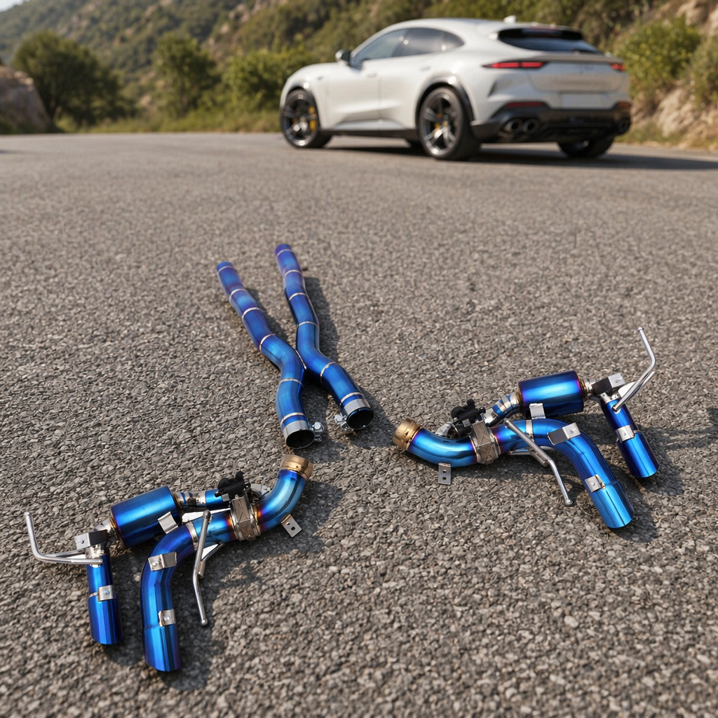 VantaFlow Upgraded Titanium Valvetronic Catback Exhaust System Blue Burnt for Ferrari Purosangue FUV 6.5L V12 F175 2022-2026