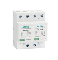 Parafoudre à étincelleur de type T1 1+1 et 1+2 AC 25kA, dispositif de protection contre les surtensions, parafoudres T1+2