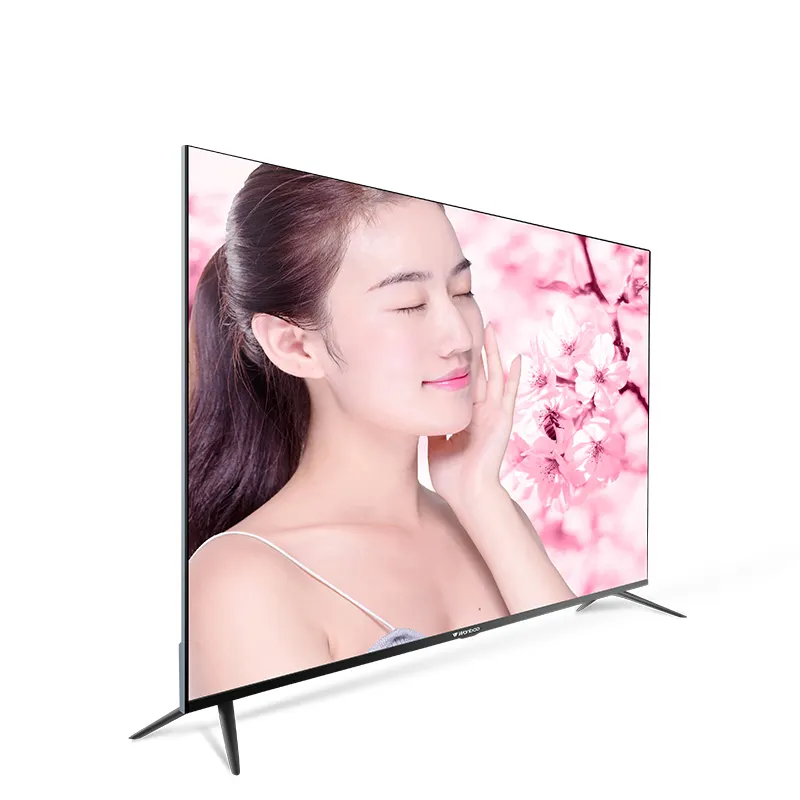 Toptan büyük boy düz ekran TV 50 "55" 65 "75" 82 "televizyon 4k dünya kupası 2020 4K UHD LED TV 65 inç akıllı televizyon setleri