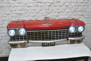 Caja de almacenamiento de modelo de coche Chevy de hierro Vintage, gabinete de escultura artesanal de Metal como decoración de pared para el Día del Padre, <span class=keywords><strong>Bar</strong></span>, tienda, muebles - Product Image 3