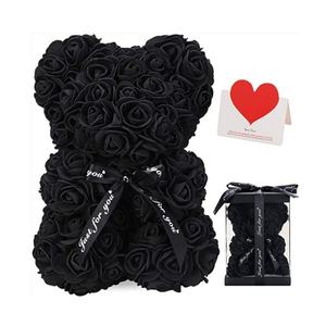 ตุ๊กตาหมีกุหลาบ PVC ของขวัญวาเลนไทน์ขายส่ง พร้อมกล่องของขวัญ - Product Image 4