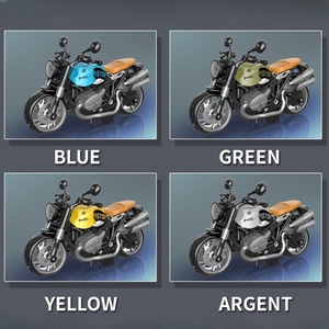 CE Certified Diecast Brinquedos Puxar De Volta Modelo De Motocicleta De Fundição Modelo De Motocicleta De Liga De Simulação