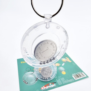 Coin Escape, Coin Travel, Juguete de Rompecabezas Llavero de la Suerte, Accesorios de Magia del Rey - Product Image 1