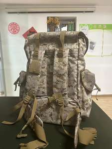 Outdoor Knapzak Grote Overtollige Tactische Rugzak Veld Pack Woestijn Camouflage 65l Externe Frame Rugzak Met Borst <span class=keywords><strong>Rig</strong></span> - Product Image 6