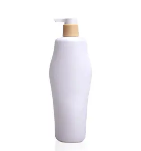New Unique 1000ml Shampoo Bottle Custom Empty 1L Hair Conditioner Bottle Cosmetic Lotion Bottle