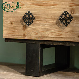 Cómoda de Madera Vintage para Entrada con 6 Cajones, Mueble de Almacenamiento para Sala de Estar, Uso Comercial - Product Image 4