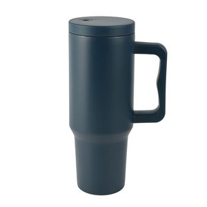 Vente en gros de gobelets isothermes en acier inoxydable de 40 oz et 30 oz avec poignée, double paroi, isolation sous vide, gobelets vierges en vrac - Product Image 4