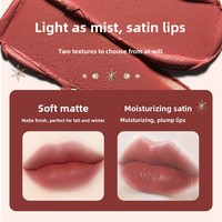 Colorrose Lápiz Labial en Relieve Blanqueador de Alta Gama Pure Desire Genuino Impermeable Marca de Nicho Nuevo Mate Hidratante Estilo Antiguo Occidental