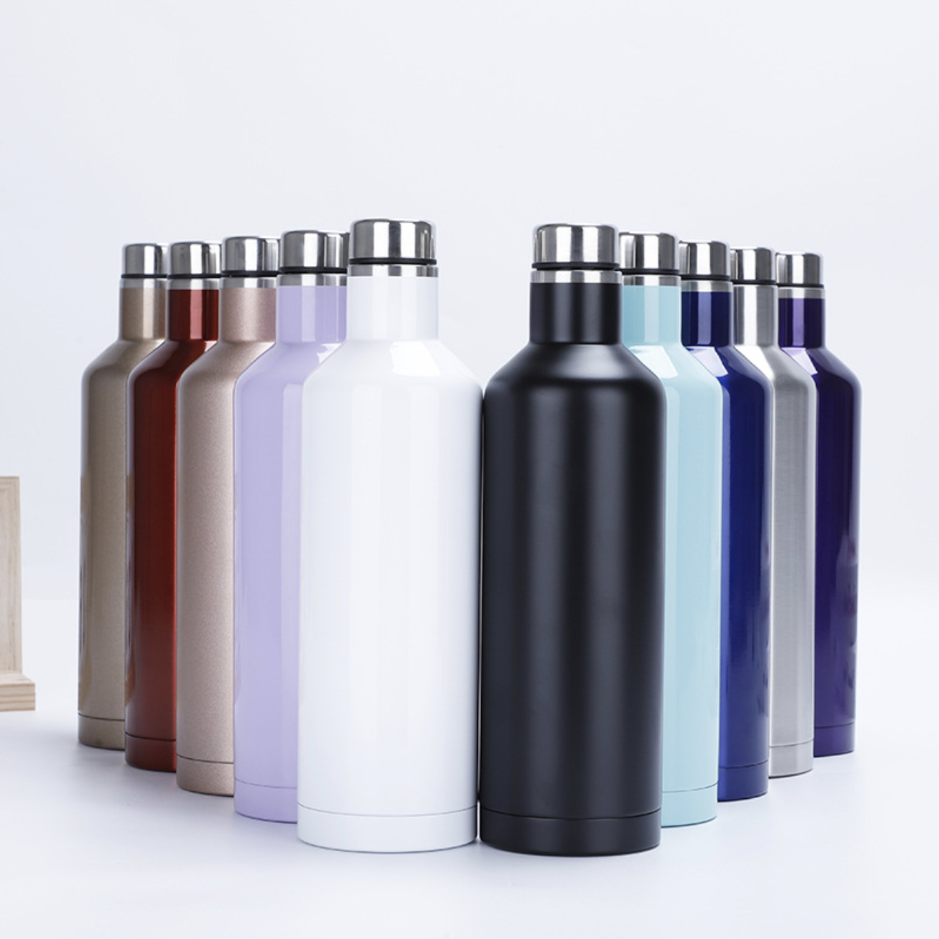 Оптовая продажа, бутылка для питья из нержавеющей стали, бутылка для вина из нержавеющей стали с двойными стенками, изолированная винная бутылка
