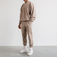 Survêtements avec logo gratuit personnalisés Ensemble sweat à capuche en éponge française Survêtements surdimensionnés en coton polaire épais pour hommes