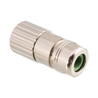 Connecteur M23 à sertir, fiche métallique mâle droite, servo-mètre, codeur, connecteur M23