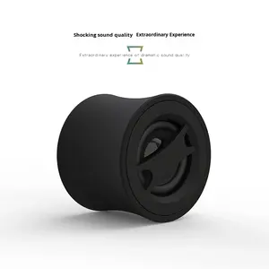 Petit haut-parleur portable en métal avec subwoofer sans fil 5W, carte mémoire TF, radio FM, mini haut-parleur 5W - Product Image 4