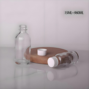 Saft Wellness Ingwer Shots Essentielle Boston Flaschen mit Deckel Klarglas Whisky Flüssigkeiten <span class=keywords><strong>Mini</strong></span> Travel Großhandel 2oz 60ml