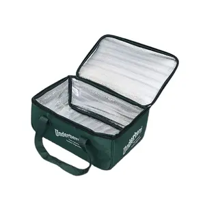 Grand sac d'isolation thermique-froid Non tissé Portable pliable et personnalisé avec stockage de glace sèche avec Film enduit pour sac isotherme maman