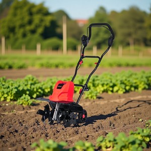 Motoculteur électrique MYOYT 230V <span class=keywords><strong>1500W</strong></span>, largeur de travail 400 mm, vitesse à vide 400 tr/min, 200 mm 45 #   Lames en acier Protection contre la surchauffe VDE - Product Image 2