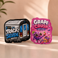 Sacs alimentaires refermables en Mylar découpés sur mesure Packfortune avec impression héliogravure, anti-odeur et réutilisables, design autoportant