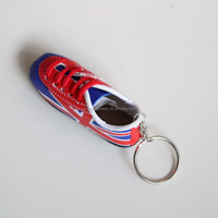 Cadeau promotionnel pour les fans de sport, logo personnalisé, vente en gros, logo personnalisé, souvenir de Londres, Royaume-Uni, porte-clés en toile 3D, porte-clés avec boîte