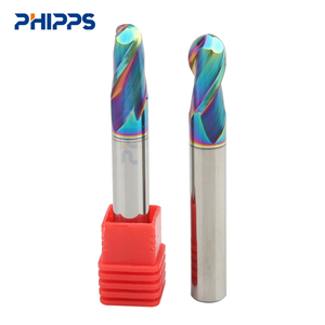 เครื่องกัดโลหะทรงกลมขนาด5มม. 3มม. 8มม. DLC ดอกกัดแบบมืออาชีพ - Product Image 2