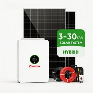 Système <span class=keywords><strong>solaire</strong></span> domestique hors réseau 10 kW avec contrôleur MPPT, onduleur hybride lithium-ion et garantie de 10 ans - Product Image 4