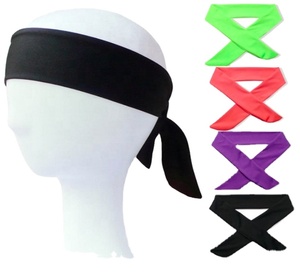 Bandeau de sport minimaliste absorbant la transpiration pour hommes, idéal pour le cyclisme et le fitness en extérieur, style sangle, long foulard - Product Image 1