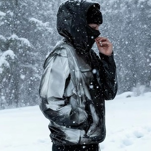 Giacca Impermeabile Personalizzata con Logo, Giacca da Uomo Reattiva all'Acqua, Antivento Termocromatica, <span class=keywords><strong>Abbigliamento</strong></span> Softshell CE - Product Image 2