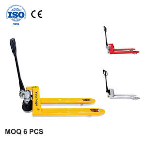 Camion de palette hydraulique manuel de main de camion de palette du transport 2Ton rouge à vendre - Product Image 2