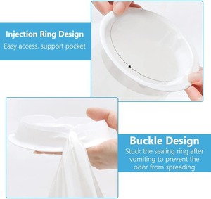 Bolsa de vómitos desechable PE de viaje en avión al por mayor, bolsa de vómitos/orina, bolsa de plástico portátil para enfermedades médicas hospitalarias - Product Image 5